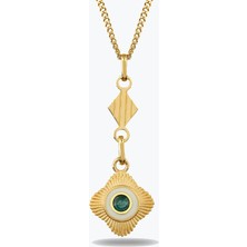 Goldium Jewellery Tasarım Etnik Madalyon Kolye