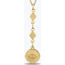 Goldium Jewellery Tasarım Göz Damga Kolye