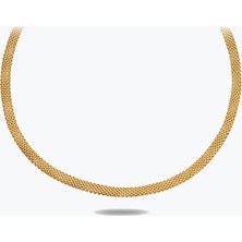 Goldium Jewellery 14 Ayar Altın Snake Choker Kolye