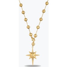 Goldium Jewellery Kutup Yıldızı Uç Top Kolye