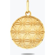 Goldium Jewellery Yaşam Çiçeği Kolye Charm