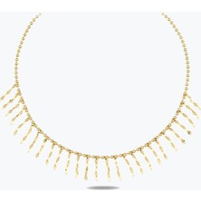 Goldium Jewellery Altın Tasarım Sallantı Kolye