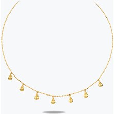 Goldium Jewellery Altın 7 Damlalar Kolye