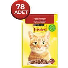 Friskies Sığır Etli Yaş Kedi Maması 85 gr x 78 Adet