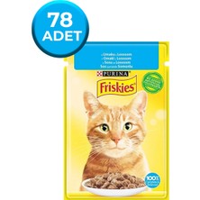 Friskies Somonlu Yaş Kedi Maması 85 gr x 78 Adet