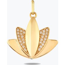 Goldium Jewellery Lotus Kolye Charm