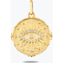 Goldium Jewellery Etnik Göz Kolye Charm