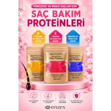 Epizen Saç Proteini Etkisiyle Yenilen Zayıf ve Elektriklenen Saçlara Son Canlı, Parlak ve Düzgün Görünüm Kazan