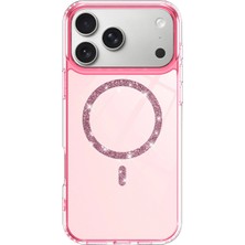 Kaia Life Iphone 17 Pro Max Live Diamond Magsafe Kapak - Pembe