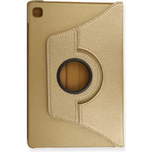 Kaia Life Galaxy T500 Tab A7 10.4 Kılıf 360 Tablet Deri Kılıf - Gold
