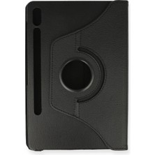 Kaia Life Galaxy T870 Tab S7 11 Kılıf 360 Tablet Deri Kılıf - Siyah