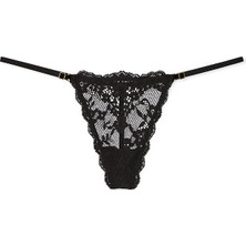 Dream Angels Dantelli Ayarlanabilir V-String Külot - (Tek Renk)