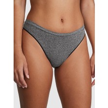 Pink Seamless Hiphugger Külot - Kırçıllı Koyu Gri