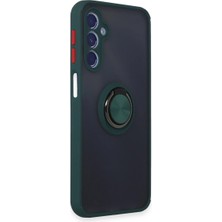 Kaia Life Galaxy M34 5g Kılıf Montreal Yüzüklü  Kapak - Yeşil