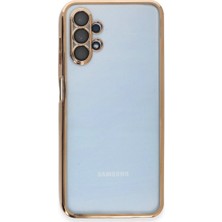Kaia Life Galaxy A13 4g Kılıf  Lensli  - Gold