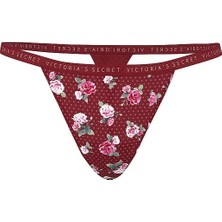 Victoria's Secret Esnek Pamuklu V-String Külot - (Tek Renk)