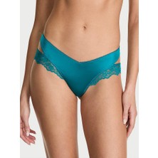Very Sexy Dantelli Dekolteli Tanga - (Tek Renk)