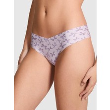 Pink Lazer Kesim Tanga - Mor Fiyonklu