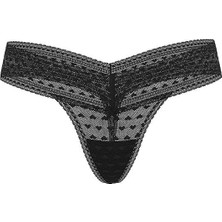 The Lacie Kalp Dantelli Tanga - Siyah