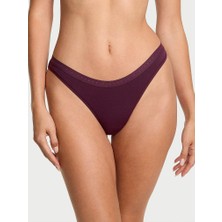 Victoria's Secret Derin Bacak Kesimli Scoop Tanga - Kış Şarabı