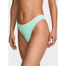 Victoria's Secret Derin Bacak Kesimli Scoop Tanga - Şelale Mavisi