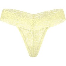 The Lacie Blossom Dantelli Tanga - Limonata Sarısı