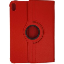 Kaia Life Ipad 2022 10.9 (10.nesil) Kılıf 360 Tablet Deri Kılıf - Kırmızı