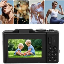 Kaia Life 5k 75MP Hd Dijital Kamera 18X Dijital Zoom, Flaşlı,3.0 Inç Ekranlı Fotoğraf Makinesi