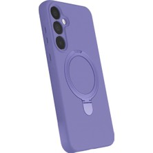 Kaia Life Galaxy A35 5g Regal Magsafe Standlı Kapak - Lila