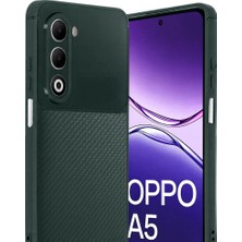 Kaia Life A5 4g Auto Fus Karbon Kapak - Koyu Yeşil