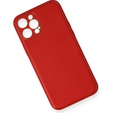 Kaia Life Iphone 12 Pro Kılıf Co Deri  Kapak - Kırmızı