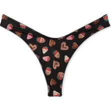 Very Sexy Pürüzsüz Derin Bacak Kesim Tanga - Bitter Çikolata
