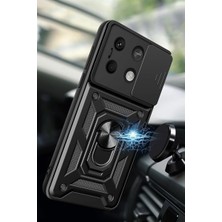 Kaia Life Po M6 Pro 4g Kılıf Pars Lens Yüzüklü  - Gold