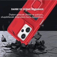 Kaia Life Note 12 Pro 5g Kılıf Zuma Kartvizitli Yüzüklü  - Kırmızı