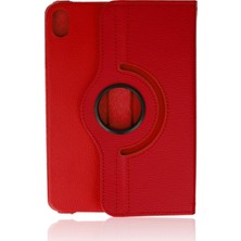 Kaia Life Ipad Mini 6 Kılıf 360 Tablet Deri Kılıf - Kırmızı