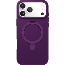 Kaia Life Iphone 17 Pro Max Regal Magsafe Standlı Kapak - Derin Mor
