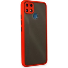 Kaia Life Realme C25 Kılıf Montreal  Kapak - Kırmızı