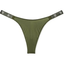 Very Sexy Işıltılı Askılı Tanga - (Tek Renk)