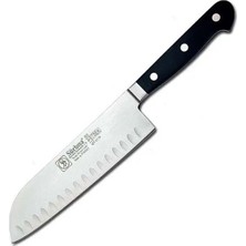 Kaia Life 61950 - Sıcak Dövme Oluklu Santoku Şef Bıçağı 18 cm