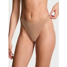 Victoria's Secret Derin Bacak Kesimli Scoop Tanga - Praline