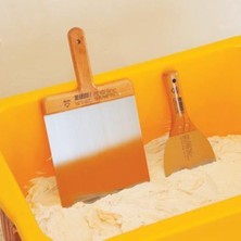 Kaia Life Dekor 004 Macun Ispatulası 10 cm Ahaşap Saplı