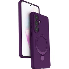 Kaia Life Galaxy S26 Regal Magsafe Standlı Kapak - Derin Mor