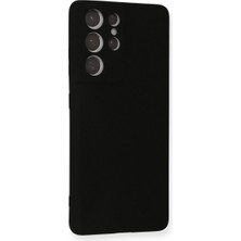 Kaia Life Galaxy S21 Ultra Kılıf Nano Içi Kadife  - Siyah
