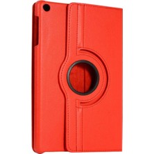 Kaia Life Galaxy Tab A11 360 Tablet Deri Kılıf - Kırmızı