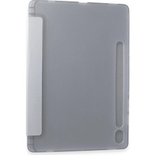 Kaia Life Galaxy Tab A9 Kılıf Kalemlikli Mars Tablet Kılıfı - Gri
