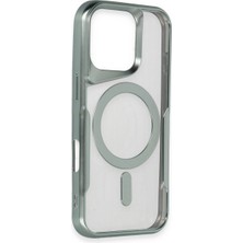Kaia Life Iphone 16 Pro Kılıf Boyi Magsafe  Kapak - Yeşil