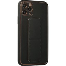 Kaia Life Iphone 11 Pro Kılıf Co Deri Standlı Kapak - Siyah