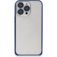 Kaia Life Joko  Iphone 15 Pro Metal Bumper Mat Kapak - Lacivert