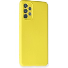Kaia Life Galaxy A32 Kılıf Nano Içi Kadife  - Sarı