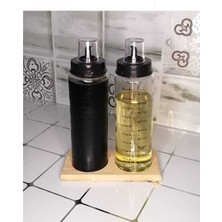 Kaia Life Ahşap Yağdanlık Altlığı -2 Bölmeli Yağlık Sosluk Standı